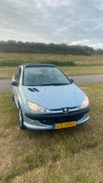 Peugeot 206 1.6 16V Gentry 3D 2002 lichtblauw, Voorwielaandrijving, 15 km/l, Handgeschakeld, Zilver of Grijs