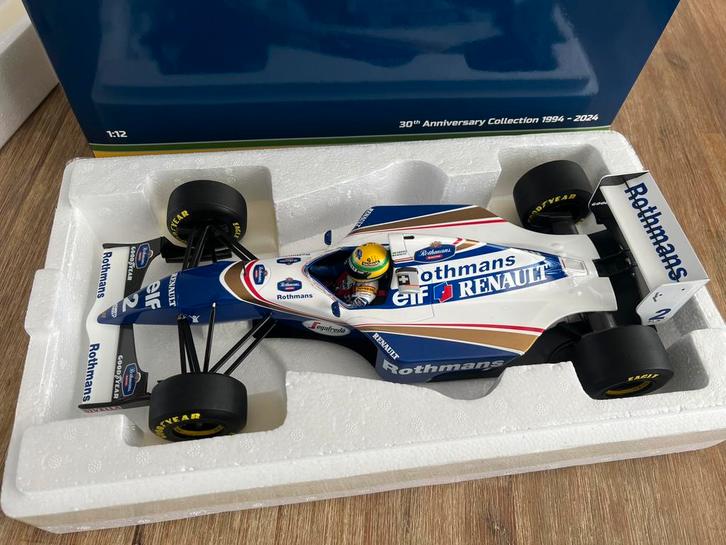 Ayrton Senna Williams Renault FW16 Minichamps 1:12, Verzamelen, Automerken, Motoren en Formule 1, Zo goed als nieuw, Formule 1