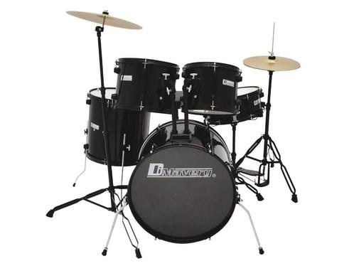 DIMAVERY DS-200 Drum set black, Muziek en Instrumenten, Percussie, Nieuw, Overige soorten, Ophalen of Verzenden