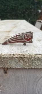 Embleem NSU quikly motor brommer oldtimer reclamebord, Ophalen of Verzenden, Zo goed als nieuw, Overige merken