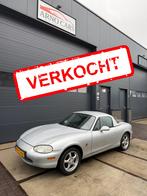 Mazda MX-5 1.6 1999 Grijs - MOTOR REVISIE - COMPLEET IN ORDE, Euro 2, 40 €/maand, Zwart, 4 cilinders
