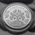 2022 Grenada 1 oz Silver Nutmeg Tree BU, Postzegels en Munten, Munten | Amerika, Zilver, Ophalen of Verzenden, Losse munt, Noord-Amerika