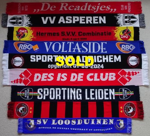 sjaals Nederlandse amateurclubs, Verzamelen, Sportartikelen en Voetbal, Nieuw, Vaantje of Sjaal, Overige binnenlandse clubs, Ophalen of Verzenden