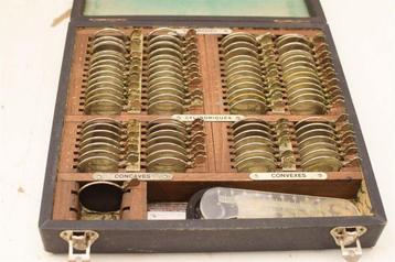 Antieke opticien koffer 48231 beschikbaar voor biedingen