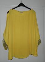 Superleuke gele blousetop met open mouwen, Ophalen of Verzenden, Zo goed als nieuw, Maat 42/44 (L), Geel