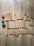 Houten Treinbaan met Trein, Ophalen of Verzenden, Zo goed als nieuw, Jongen of Meisje