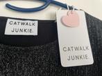 Catwalk Junkie Glitter Shirt - Nieuw met kaartje!, Zwart, Maat 42/44 (L), Nieuw, Ophalen of Verzenden