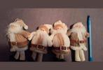 4 x kerstmannetjes. 1 mist schoentje, Ophalen of Verzenden