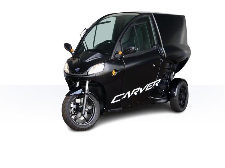 Carver Cargo 7.1 kWh R+ | 100% elektrisch | 45 km/u | Blueto, Auto's, Bestelauto's, Bedrijf, Te koop, Bluetooth, Overige merken