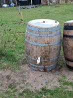 Eiken wijnvat/regenton, Tuin en Terras, Regentonnen, 150 liter of meer, Ophalen, Zo goed als nieuw, Hout