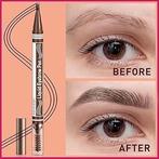 Microblading Wenkbrauwstift 2-in-1 per stuk 10 euro, Ogen, Bruin, Nieuw, Ophalen of Verzenden