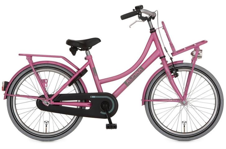 Alpina Cargo meisjesfiets met voordrager 22" Fuchsia, Fietsen en Brommers, Fietsen | Meisjes, 22 inch, Ophalen