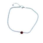 Pandora Sparkling Roundpave Tennis Armband 20cm, Sieraden, Tassen en Uiterlijk, Armbanden, Pandora, Zo goed als nieuw, Support@pandora.com