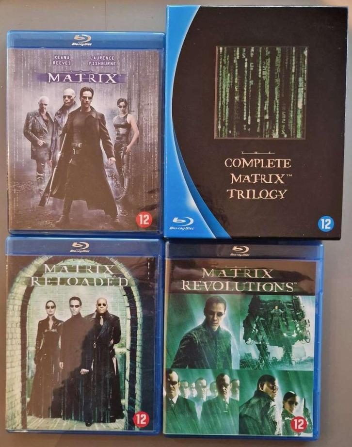 The Matrix Trilogy boxset - Nederlandse uitgave, Cd's en Dvd's, Blu-ray, Zo goed als nieuw, Science Fiction en Fantasy, Boxset