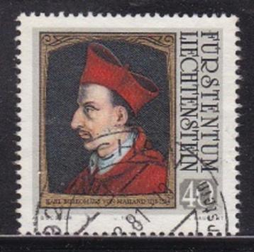 515 – Liechtenstein michel 784 gestempeld , Karl Borro beschikbaar voor biedingen