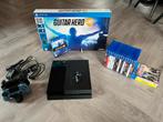 PS4 + 17 Games, Guitar Hero, Oplaadstation, Ophalen, Met 2 controllers, Original, 500 GB