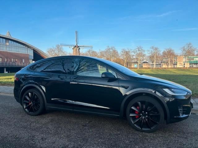 **Tesla Model X P100D Performance 7p. met lage km stand**, Auto's, Tesla, Particulier, Model X, 360° camera, 4x4, ABS, Achteruitrijcamera