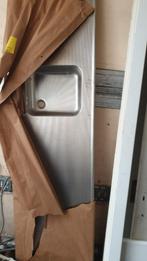 RVS werkblad 220 cm bij 60 cm, Ophalen, 200 cm of meer, 50 tot 100 cm, Zo goed als nieuw