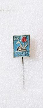 volmetaal speld EK schaatsen 1966 Deventer, Ophalen of Verzenden, Gebruikt, Overige onderwerpen, Speldje of Pin