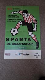 Wedstrijd affiche sparta de graafschap 2002, Verzamelen, Ophalen of Verzenden, Zo goed als nieuw, Sparta, Poster, Plaatje of Sticker