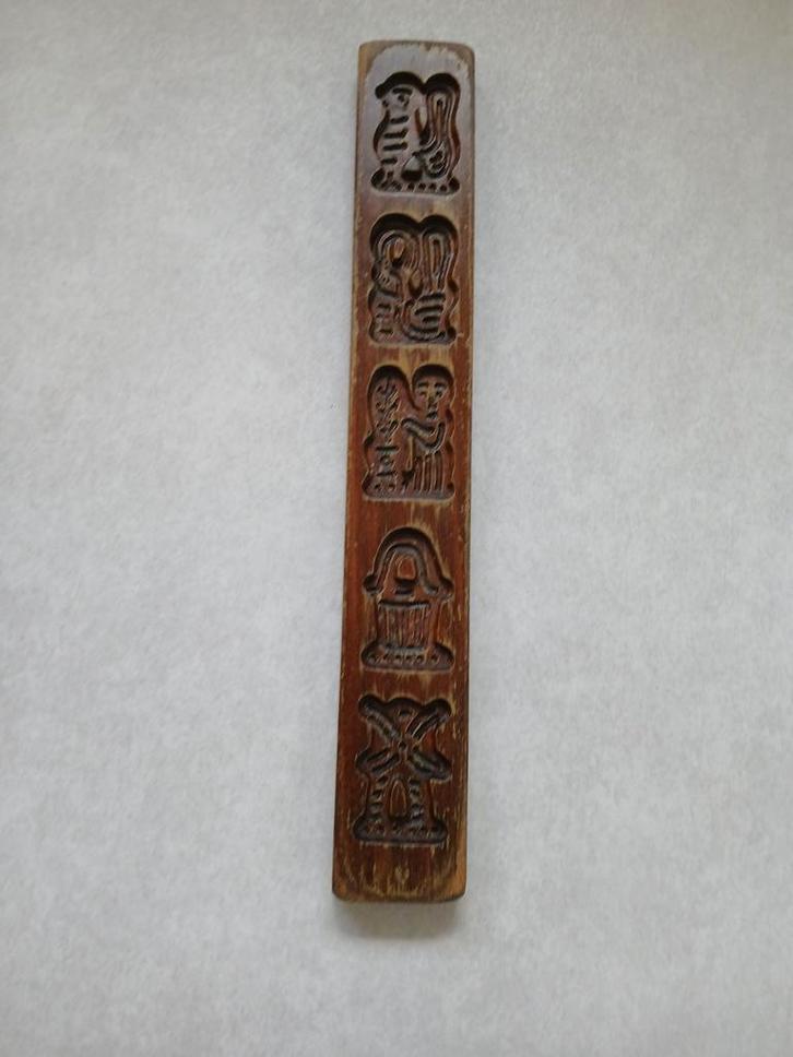 Oude Speculaasplank met Motieven, Antiek en Kunst, Antiek | Overige Antiek, Ophalen of Verzenden