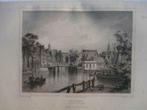 29 / Hoorn de Binnenhaven  Staalgravure  1860, Antiek en Kunst, Ophalen of Verzenden