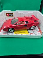 110 lamborghini countach 5000 Quattrovalvole 1/18 bburago, Hobby en Vrije tijd, Modelauto's | 1:18, Ophalen of Verzenden, Zo goed als nieuw