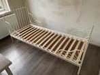 Ikea Minnen meegroeibed peuterbed met lattenbodem, Ophalen, Eenpersoons, Wit, 80 cm