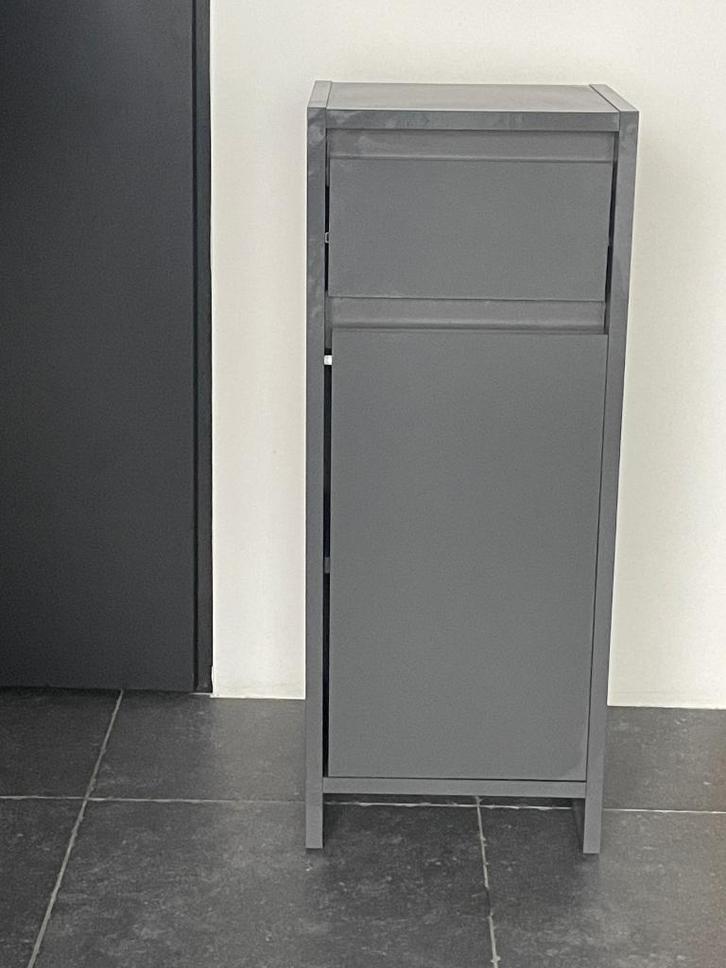 Badkamer kast of bijzet kast antraciet, Huis en Inrichting, Kasten | Ladekasten, Zo goed als nieuw, Minder dan 100 cm, Minder dan 50 cm