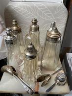 antieke Peper en zout  en suiker strooiers €15,- p st, Antiek en Kunst, Antiek | Glas en Kristal, Ophalen of Verzenden