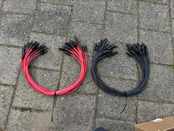 Solar DC kabels 90cm, 16x rood, 16x zwart beschikbaar voor biedingen