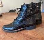 Te koop Durea veterboot enkelhoog maat 7 breedte H, Ophalen of Verzenden, Zo goed als nieuw, Zwart