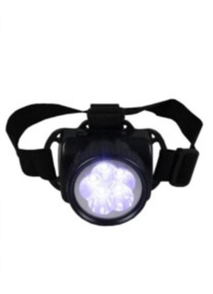 Led hoofdlamp met 5 super leds, Caravans en Kamperen, Zaklampen, Nieuw, Batterij, Ophalen of Verzenden