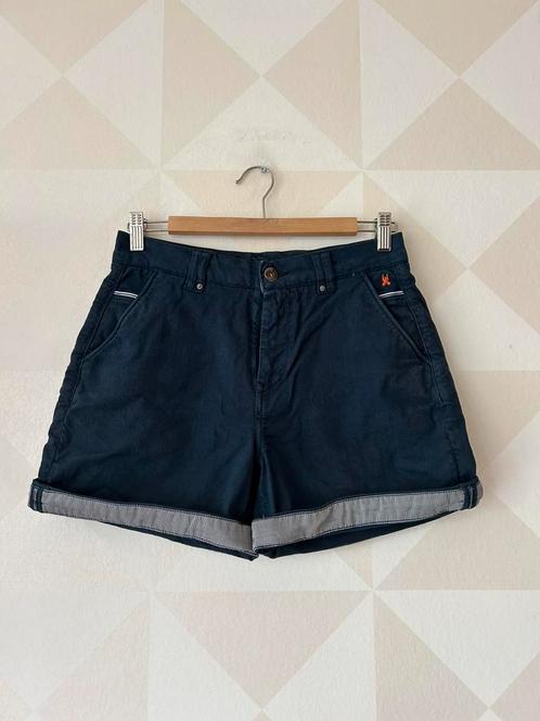 Gaastra korte broek donkerblauw S/36, Kleding | Dames, Broeken en Pantalons, Zo goed als nieuw, Maat 36 (S), Blauw, Kort, Ophalen of Verzenden