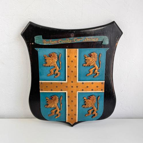 Oud handgemaakt politie bord | Engeland 1948, Verzamelen, Militaria | Algemeen, Marechaussee, Kunstobject, Overige gebieden, Ophalen of Verzenden