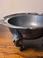 Vintage Tinnen Asbak met 3 Poten, Ophalen of Verzenden