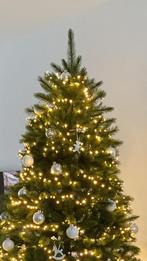 Kerstboom Romagne groen 155 cm + Mand (geen verlichting), Ophalen of Verzenden, Zo goed als nieuw