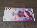 Bijna UNC biljet 250 gulden Vuurtoren, 1985, Postzegels en Munten, Bankbiljetten | Nederland, Ophalen of Verzenden, 250 gulden