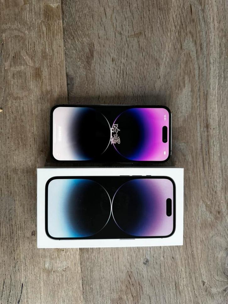 Iphone 14 PRO Deep purple 128gb, Telecommunicatie, Mobiele telefoons | Apple iPhone, Zo goed als nieuw, 128 GB, iPhone 14 Pro