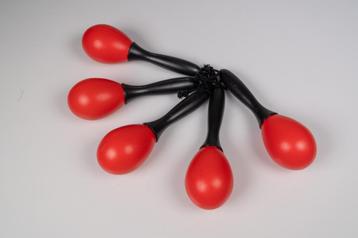 Maracas per 100 stuks - NIEUW - zeefdruk promo evenementen beschikbaar voor biedingen