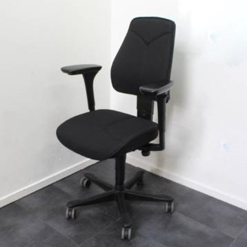 Kinnarps 6000 Free Float bureaustoel, Zwart gestoffeerd beschikbaar voor biedingen