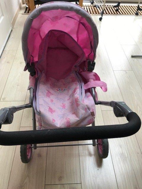 Te koop: baby born maxi cosi, kinderwagen en baby born, Kinderen en Baby's, Ophalen, Gebruikt