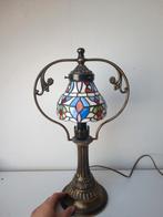 Tiffany Tafellamp met Zware Voet, Ophalen of Verzenden