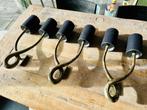 Porta Romana Brass messing wandlampen 3 stuks, Ophalen, Zo goed als nieuw, Stof