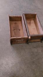 Leuke steenmallen hout.., Huis en Inrichting, Woonaccessoires | Kisten, Ophalen, 50 tot 100 cm, Minder dan 50 cm, Minder dan 50 cm