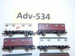 Adv-534 N Spoor Gesloten Goederenwagons 32-0401 Lima, Hobby en Vrije tijd, Modeltreinen | N-Spoor, Overige merken, Gebruikt, Gelijkstroom