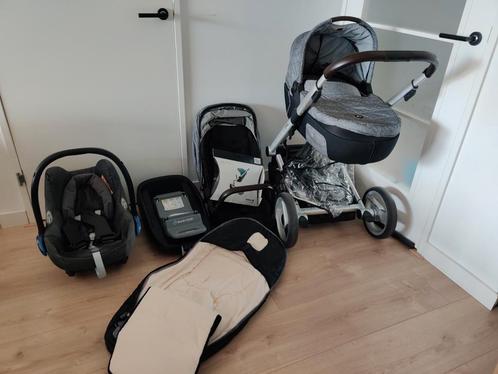 Mutsy iGo grijze kinderwagen zeer compleet, Kinderen en Baby's, Kinderwagens en Combinaties, Gebruikt, Mutsy, Ophalen