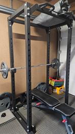 Complete homegym set, Sport en Fitness, Ophalen, Zo goed als nieuw, Benen, Fitnessbank