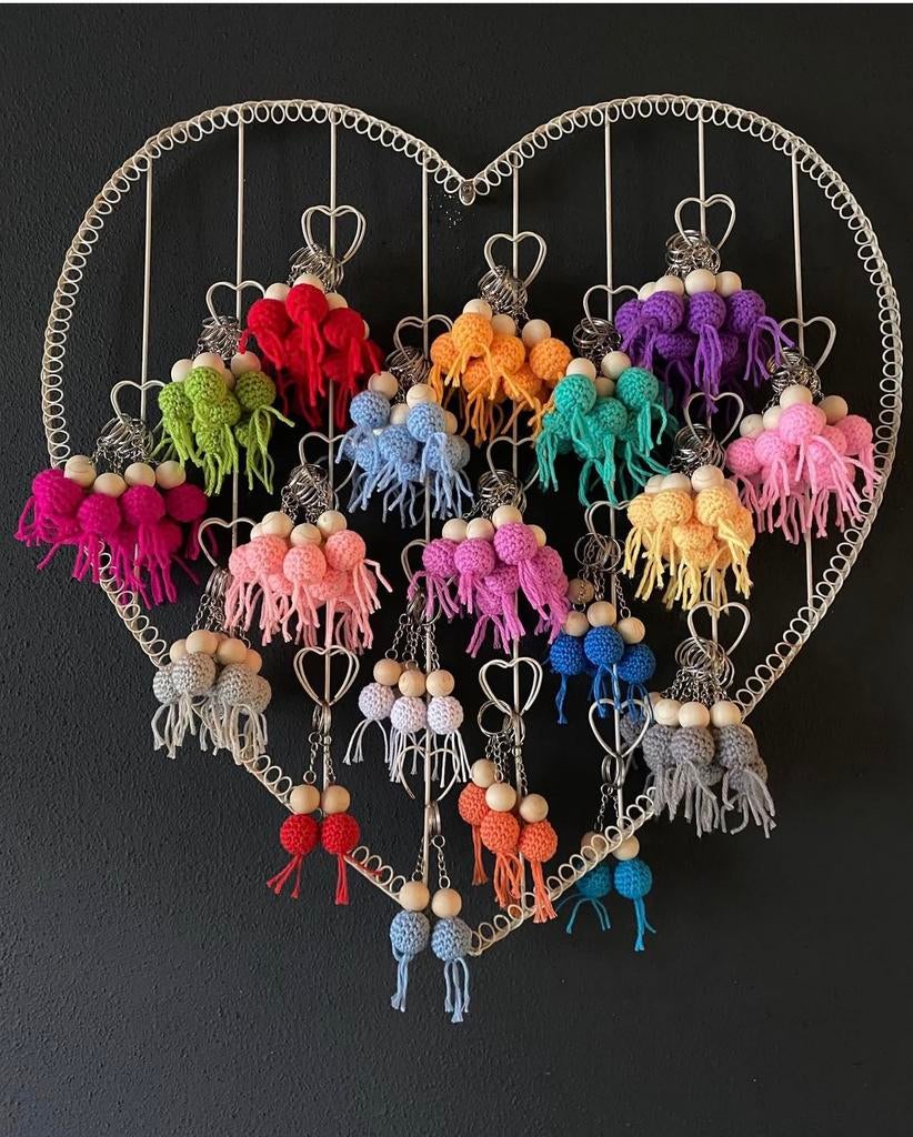 Gehaakte sleutelhangers - gelukspoppetjes, Verzamelen, Sleutelhangers, Ophalen, Nieuw