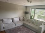Grote hoekbank Baretta Lichtgrijs met warme tint ~ T.E.A.B., Ophalen, Gebruikt, Stof